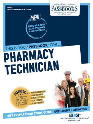 cover image of Pharmacy Technician